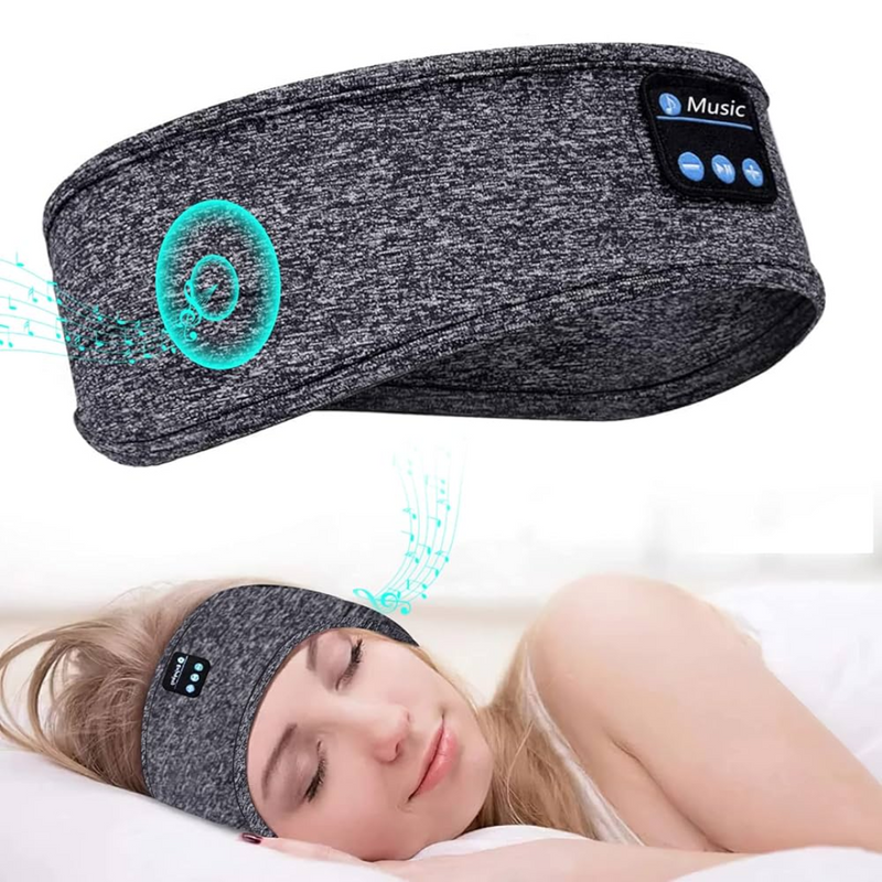 Fones De Ouvido Sem Fio Bluetooth, Esportes Dormir Headband, Fones De Ouvido Elásticos, Música Eye Mask, Headset