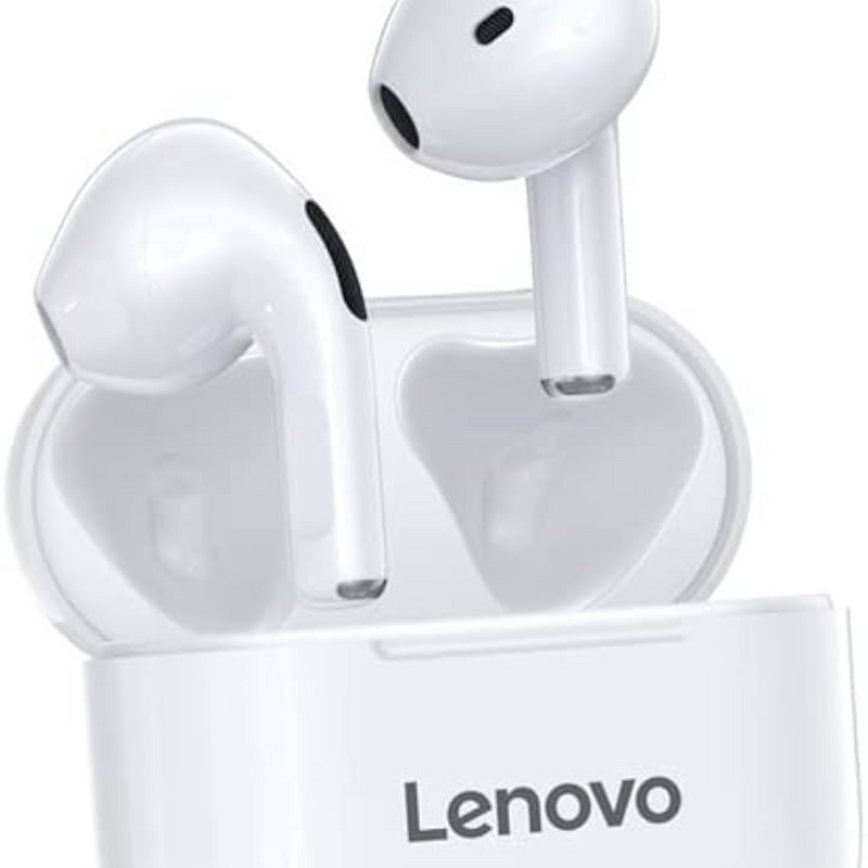 Lenovo-LP40 TWS Fones De Ouvido Sem Fio Bluetooth, Controle De Toque Baixo, Estéreo, Redução De Ruído, Espera Longa, Escolha Original, Bluetooth 5.0