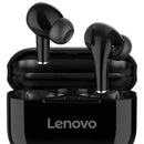 Lenovo-LP40 TWS Fones De Ouvido Sem Fio Bluetooth, Controle De Toque Baixo, Estéreo, Redução De Ruído, Espera Longa, Escolha Original, Bluetooth 5.0