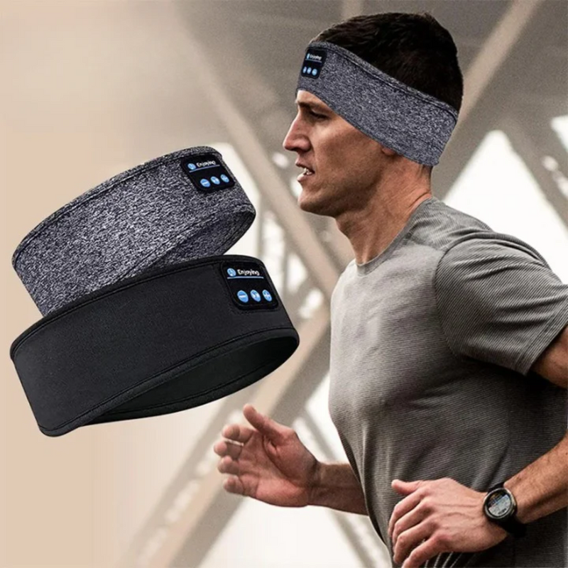 Fones De Ouvido Sem Fio Bluetooth, Esportes Dormir Headband, Fones De Ouvido Elásticos, Música Eye Mask, Headset