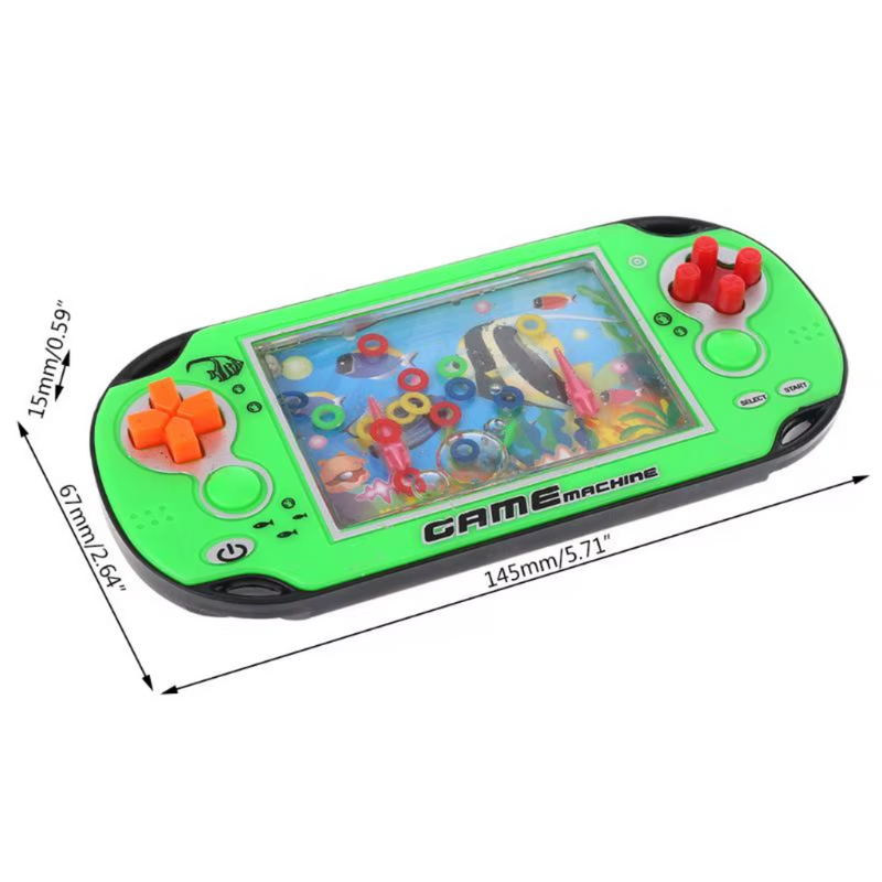 Jogo de água portátil mini arcade anel de água jogo mesas de água para brinquedos de praia festa retro pasme brinquedos para crianças e adultos